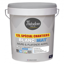 PEINTURE ACRYLIQUE MAT BLANC 12 L MUR ET PLAFOND PRO G-CHANTIER